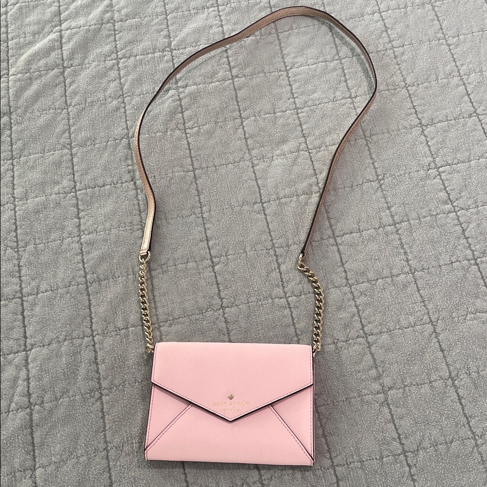Kate Spade Pink Envelope Crossbody Bag - Picture 1 of 7